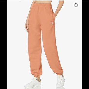 NWT! Adidas womens original ambient blush sweat pants drawstring